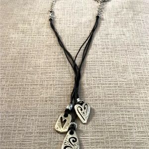 Brighton Brazilian Hearts three heart pendant.